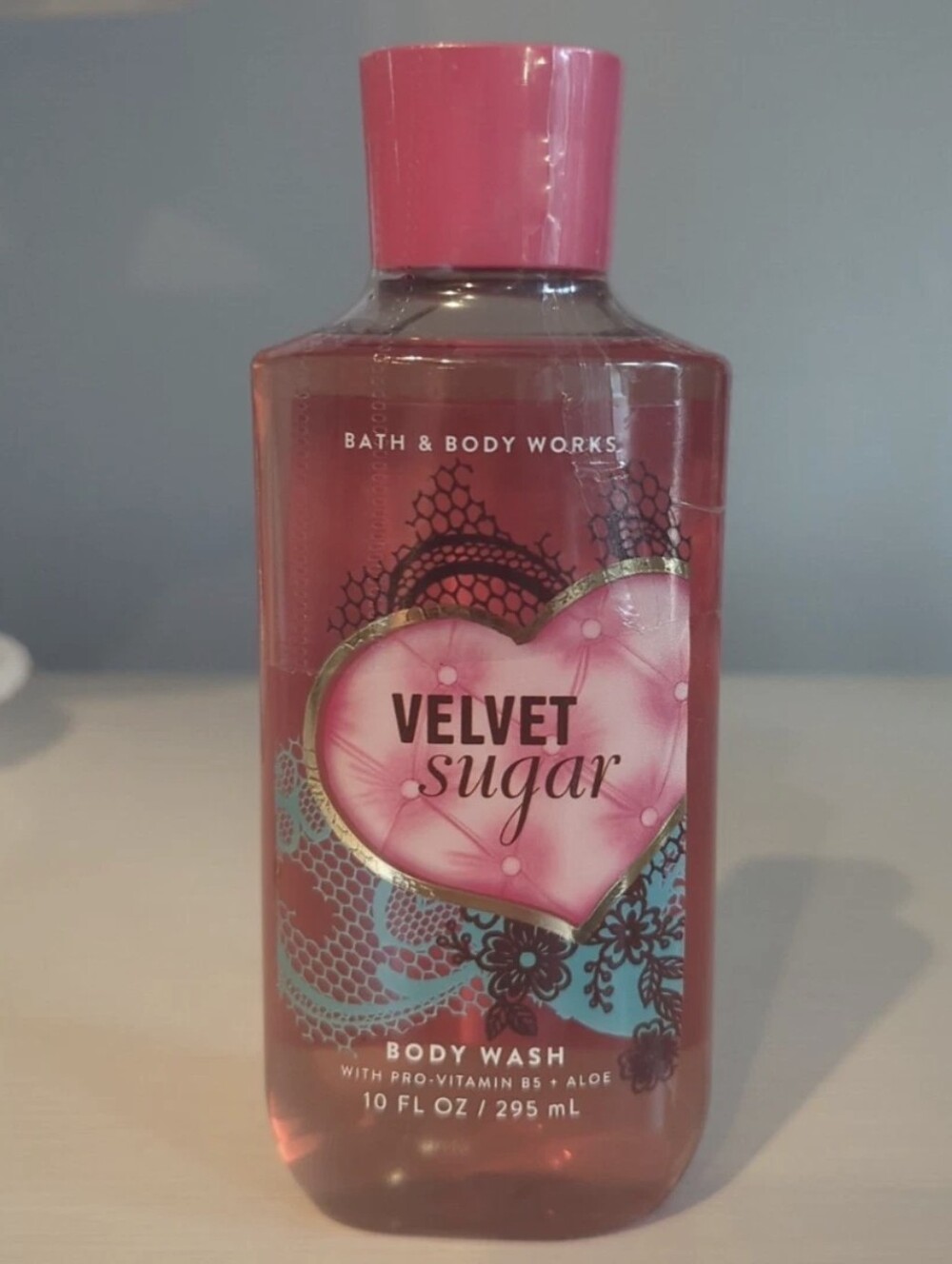 BATH & BODY WORKS VELVET SUGAR BODY WASH 10 FL OZ ALOE SHOWER GEL